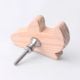 Handmade Pine Wood Aeroplane Drawer Knob for Kids